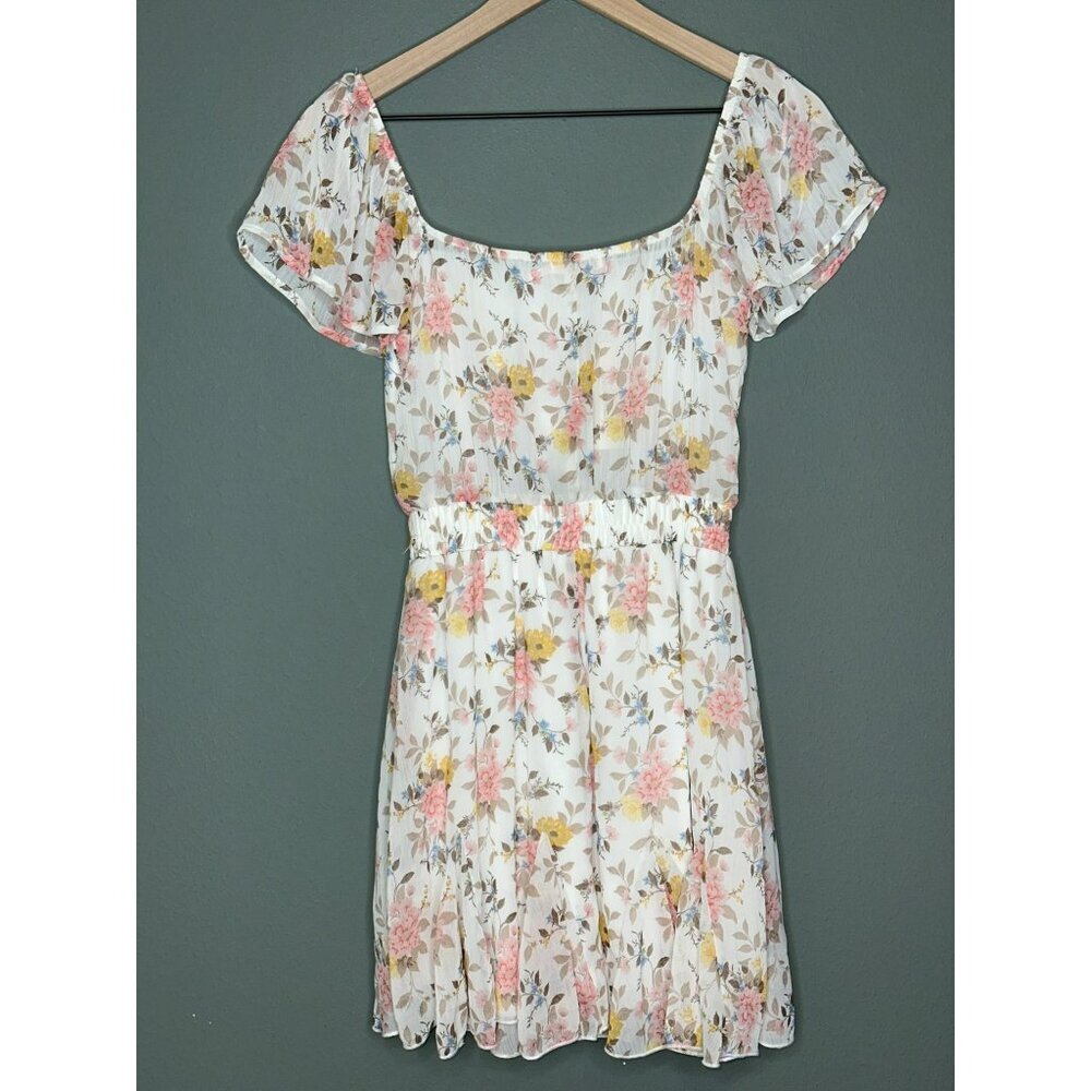 Francesca's Floral Dress Women's XS NWT Blogger's Favorite - Picture 4 of 12